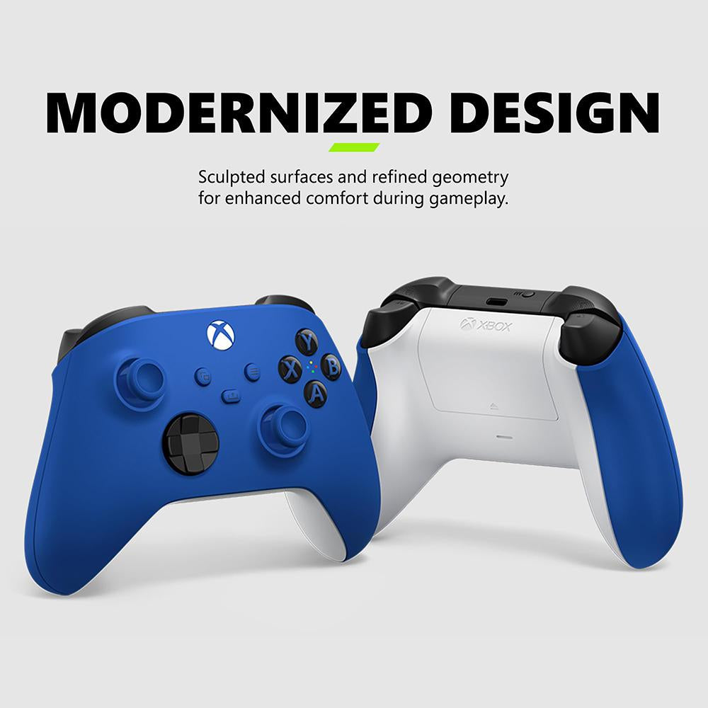 Microsoft WLC M Branded Shock Blue Gaming Controller