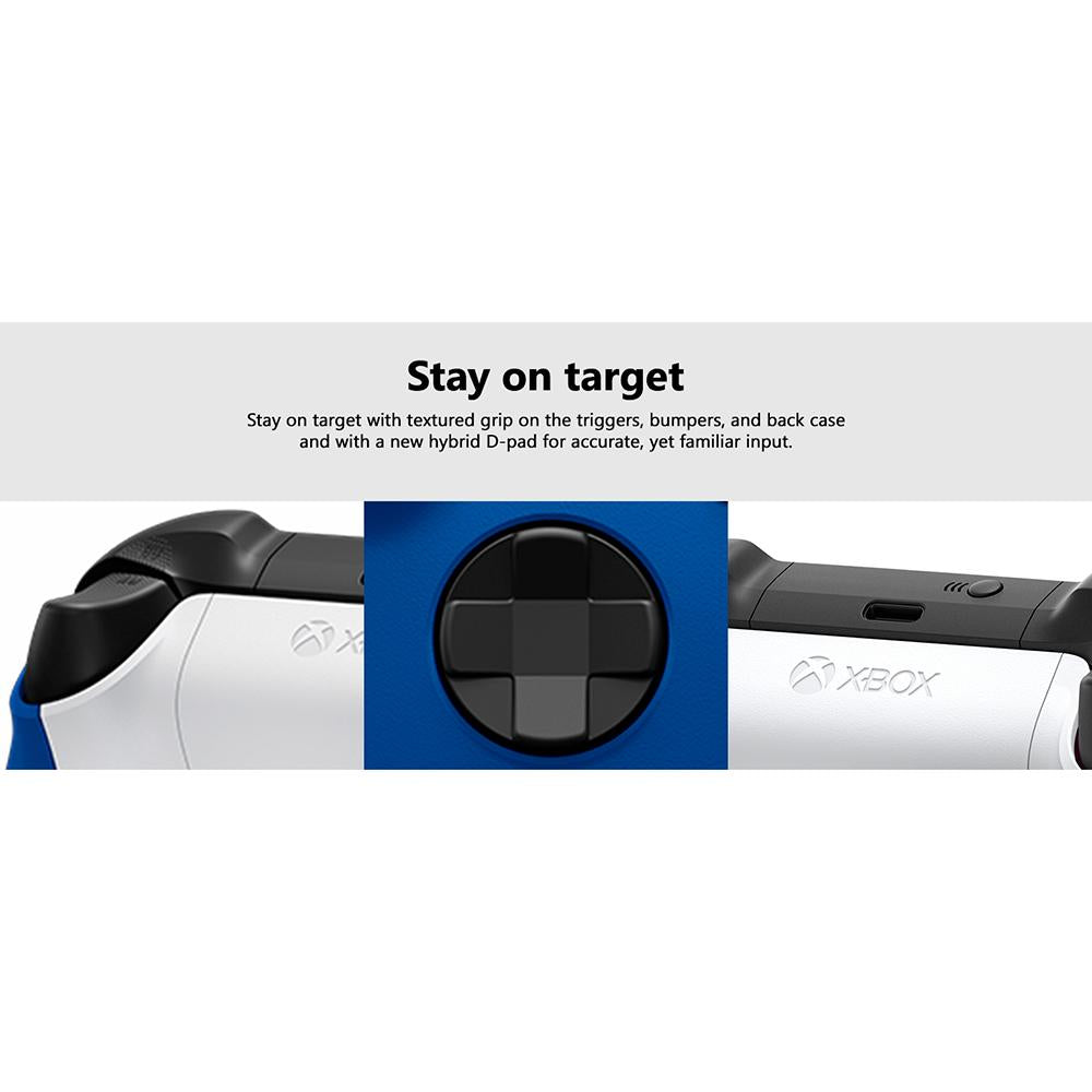 Microsoft WLC M Branded Shock Blue Gaming Controller