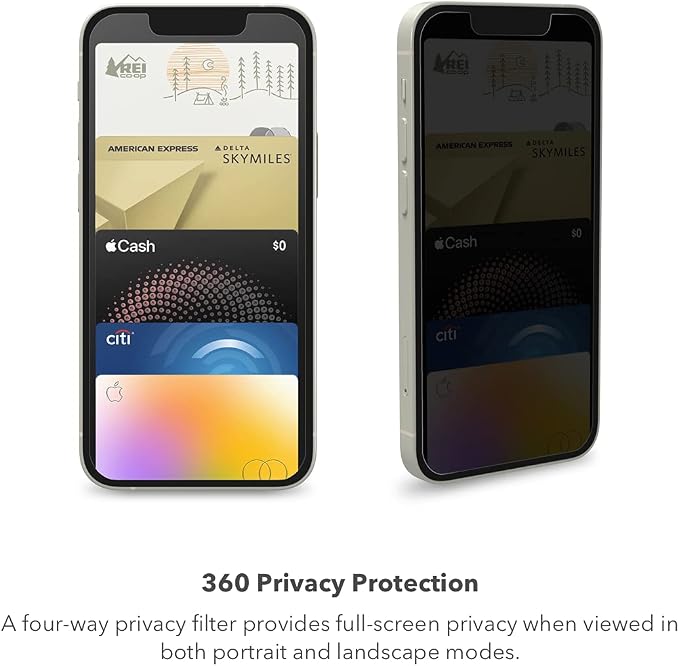 ZAGG InvisibleShield Glass Elite Privacy 360 Screen Protector
