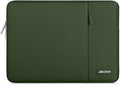 MOSISO Laptop Case 15 inch, 15 inch Laptop Sleeve Compatible with MacBook Air 15 M4 A3241 M3 A3114 M2 A2941 2025 2024 2023,Dell XPS 15,Polyester Vertical Computer Sleeve Bag with Pocket, Army Green