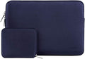 MOSISO Laptop Case 16 inch, 15-15.6 inch Laptop Sleeve Bag Compatible with MacBook Pro 16 inch, HP, Acer, Dell, Lenovo, ASUS Notebook, Neoprene Computer Sleeve Bag with Small Case, Navy Blue