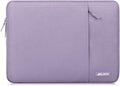 MOSISO Laptop Case 13.3 inch, 13-13.3 inch Laptop Sleeve Compatible with MacBook Air/Pro 13 / Pro 14, HP Dell ASUS Lenovo Notebook, Polyester Vertical Computer Sleeve Bag with Pocket, Purple