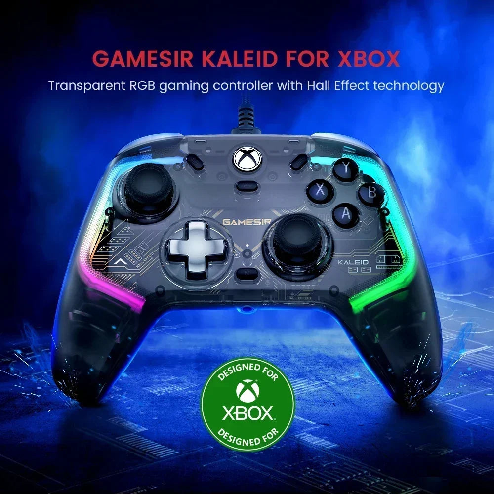 GameSir Kaleid Flux Xbox Controller Hall Effect Gamepad for Xbox Series X, Xbox Series S, Xbox One Game Console PC Joystick